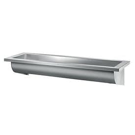 Delabie 120240 CANAL 600mm Wash Trough (No Tap Holes)