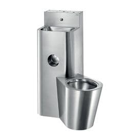 Delabie 160600 KOMPACT Prison Toilet Combination Unit - Right-Hand WC