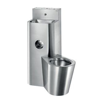 Delabie 160600 KOMPACT Prison Toilet Combination Unit - Right-Hand WC