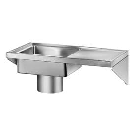 Delabie 180130 Wall-Mounted Plaster Sink