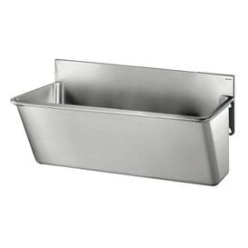Delabie 181020 1 User 700mm Stainless Steel Surgeons Scrub Trough - Splashback