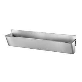 Delabie 183020 3 User 2100mm Stainless Steel Surgeons Scrub Trough - Splashback
