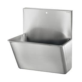 Delabie 185100 1 User 700mm Stainless Steel Surgeons Scrub Trough - HBN00-10 Compliant - High-Back