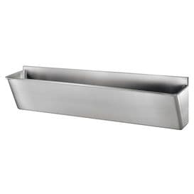 Delabie 187020 3 User 2100mm Stainless Steel Surgeons Scrub Trough - HBN00-10 Compliant - Splashback