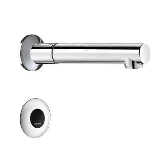 Delabie 20804T215 BIOCLIP Wall-Mounted Infrared Sensor Sink Tap with Removable S.Steel BIOCLIP Spout