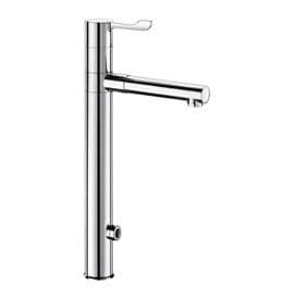 Delabie 20870T3 TEMPOMATIC MIX Tall Deck-Mounted Infrared Sensor Sink Mixer +Removable BIOCLIP Spout