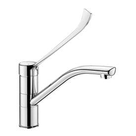 Delabie 2510L Deck-Mounted Manual Trough Mixer