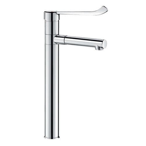 Delabie 2870T3 Tall Deck-Mounted Manual Sink Mixer with Removable BIOCLIP Spout