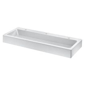 Delabie 453140 MINERALCAST 1400mm Composite Wash Trough with Tap Deck