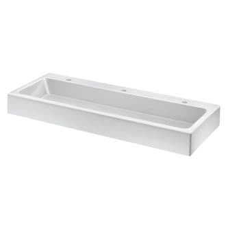 Delabie 453140 MINERALCAST 1400mm Composite Wash Trough with Tap Deck