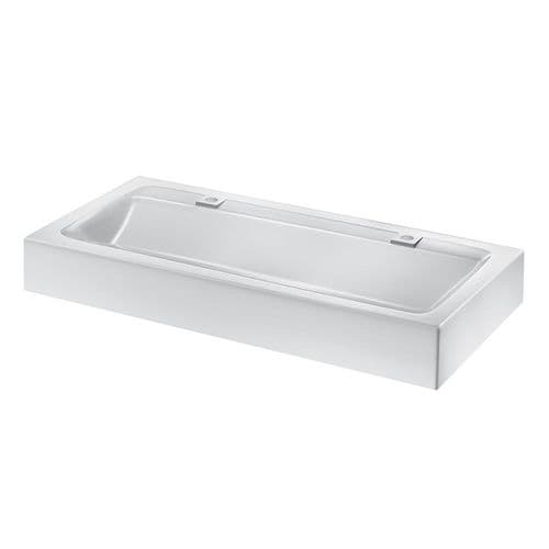 Delabie 454122 MINERALCAST 1200mm Composite Wash Trough with Tap Deck