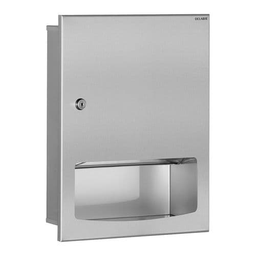 Delabie 510712S Recessed Paper Towel Dispenser - 600 Sheets