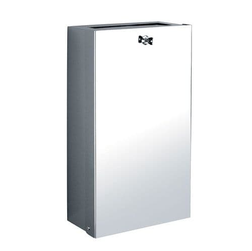 Delabie 6611 Wall-Mounted Bin with Lid - 16L