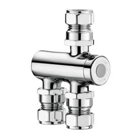 Delabie 732116 PREMIX NANO TMV3 Valve Chrome-Plated Thermostatic Mixing Valve