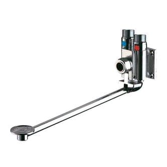 Delabie 739102 MIXFOOT Wall-Mounted Foot-Operated Mixer Valve