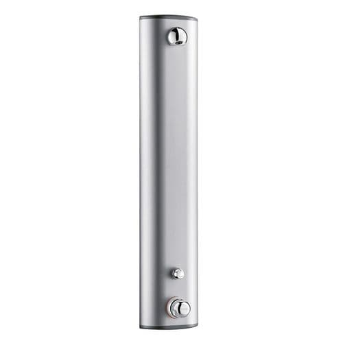 Delabie 79230015 SECURITHERM Thermostatic Push Time-Flow Shower Panel - Aluminium
