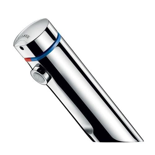 Delabie 794100 TEMPOMIX 3 Deck-Mounted Push Time-Flow Basin Mixer - Without Stopcocks