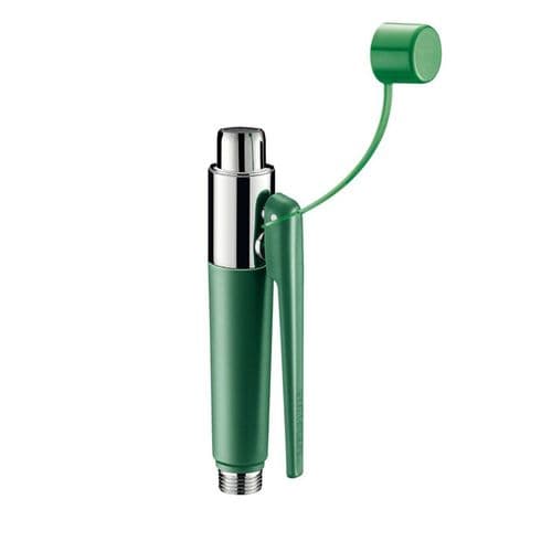 Delabie 9120C Single Spray Eye Wash Station - Wall-Mounted, Trigger-Operated