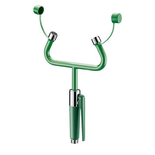 Delabie 9121 Dual Spray Eye Wash Station - Wall-Mounted, Trigger-Operated