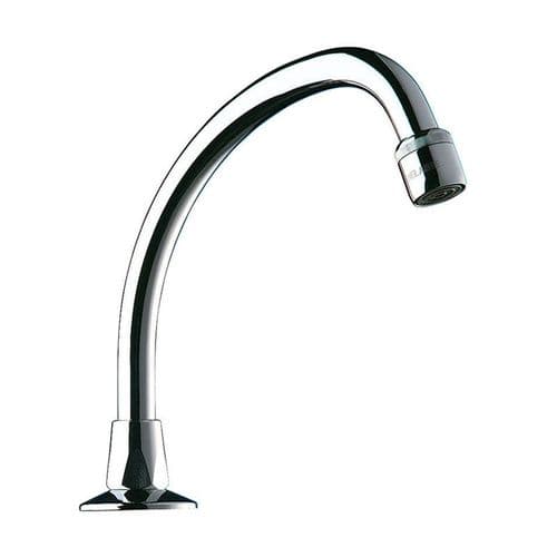 Delabie 967152 Deck-Mounted Swan-Neck Swivel Basin Spout