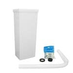 Delabie DVS (DVS) Anti-Ligature High Risk Back-to-Wall Toilet & Basin Pack - Tactile Switch Controls