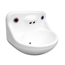 Delabie DVS (DVS) Anti-Ligature High Security Basin with Integral Backplate