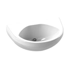 Delabie DVS (DVS) Safe En-Suite Wall-Mounted Low Profile Basin - No Tap Holes