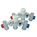 DVS Anti-Ligature High Risk Back-to-Wall Toilet, Basin & Shower Pack - Programmable Wave-On Controls