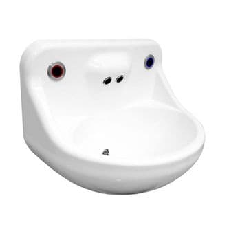 DVS Anti-Ligature High Security Basin with Integral Backplate