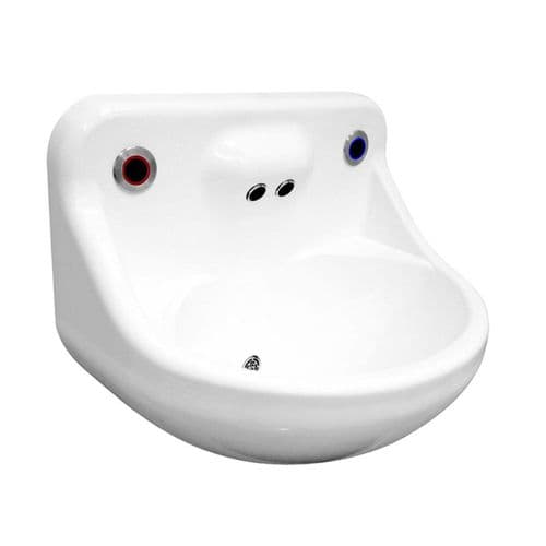 DVS Anti-Ligature High Security Basin with Integral Backplate