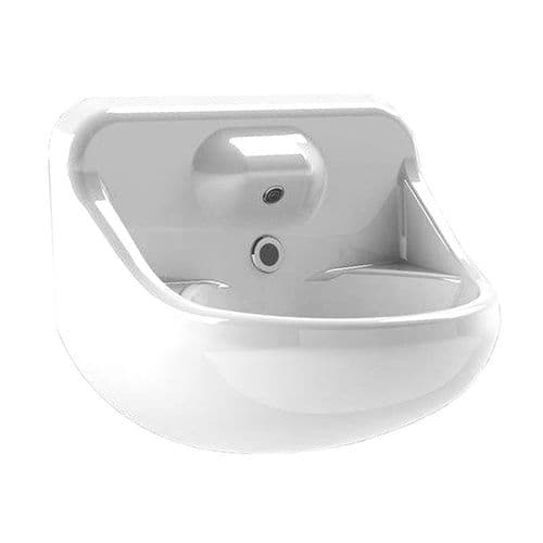 DVS Anti-Ligature High Security Basin with Single Spout Integral Backplate