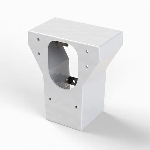 DVS Disabled WC Pan White Enamelled Steel Spacer Box