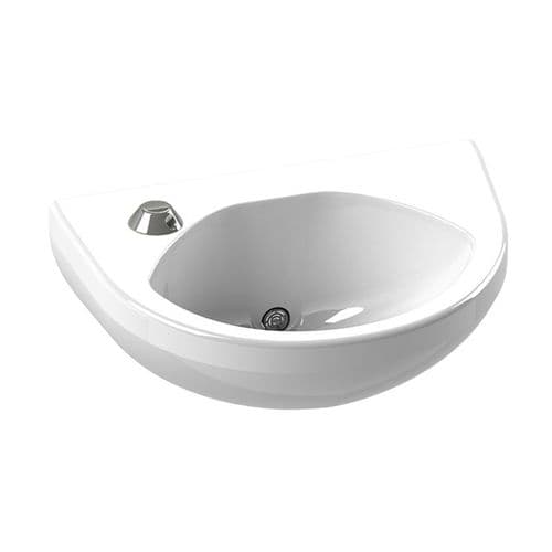 DVS Safe En-Suite Wall-Mounted Low Profile Basin - Left Tap Hole