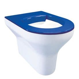 DVS V2 High Security Back-to-Wall Floorstanding WC Pan - Blue