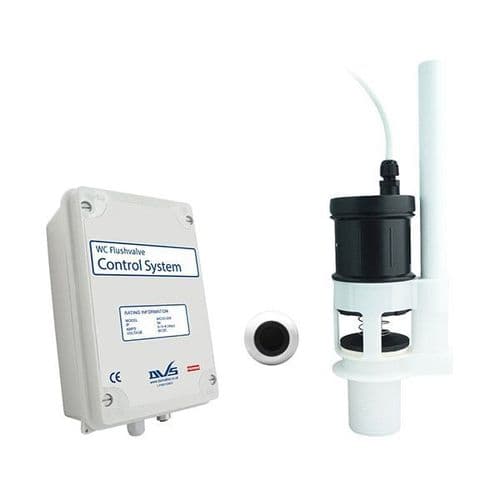 DVS WC Battery Powered Flushvalve Kit with Wave-On Sensor