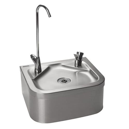 Franke ANIMA ANMX21ESBTP Wall-Mounted Drinking Fountain with Bottle Filler