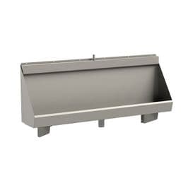 Franke Centinel CEN150C 1500mm Wall-Mounted Stainless Steel Urinal Trough with Concealed Cistern