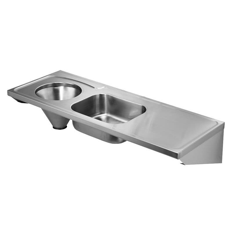 Franke 160cm G22018R Combined Sink & Sluice / Slop Hopper with Right