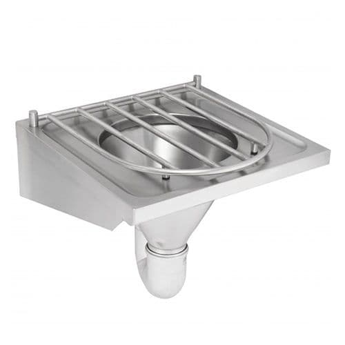 Franke G22041N Wall-Mounted Sluice Sink / Slop Hopper for Concealed Cisterns