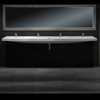 Franke MIRANIT SOLX2400T 2400mm Composite Wash Trough with Tap Deck