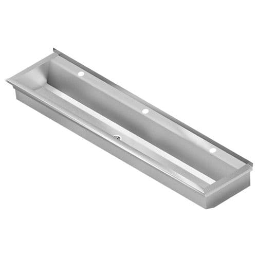 Franke PLANOX PL18T-UK 1800mm Stainless Steel Wash Trough (3 Tap Holes)