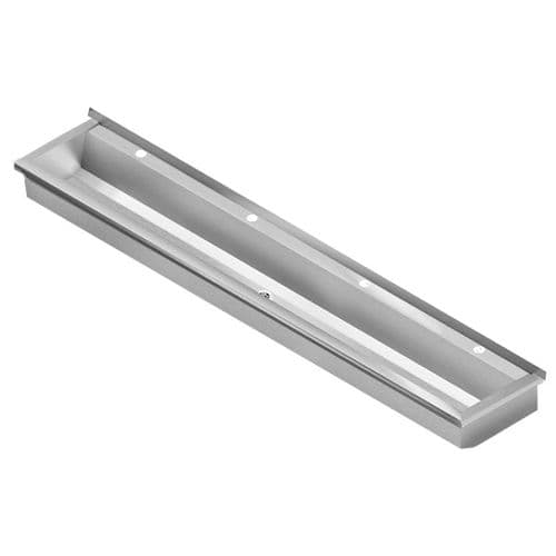 Franke PLANOX PL24T-UK 2400mm Stainless Steel Wash Trough (4 Tap Holes)