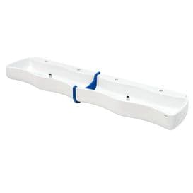 Franke WASHINO SANW205P 2100mm Children's Composite Double Wash Trough with Tap Deck