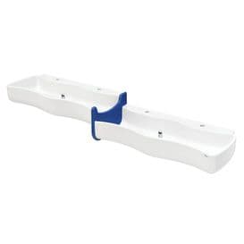 Franke WASHINO SANW211P/212P 2100mm Childrens Composite Split Level Double Wash Trough with Tap Deck