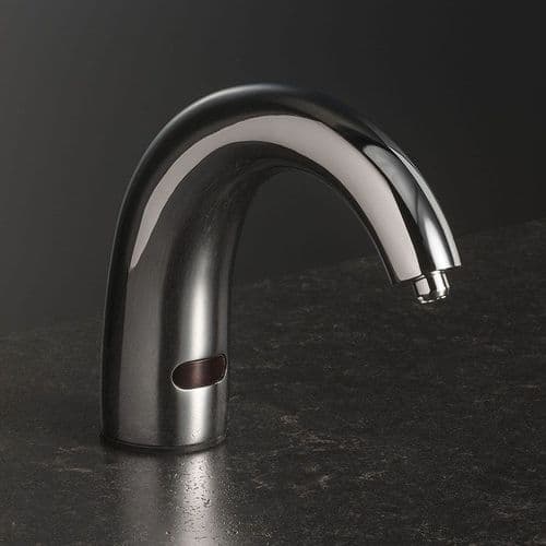 H&L Deck-Mounted No-Touch Chrome Swan-Neck Hand Sanitiser Dispenser