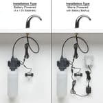 H&L Deck-Mounted No-Touch Chrome Swan-Neck Soap Dispenser