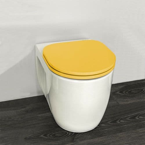 H&L Junior Series Childrens Toilet with Yellow Seat