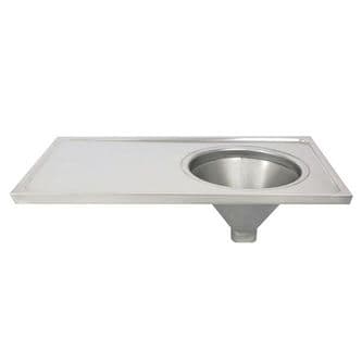 Healey & Lord HTM64 / HBN 00-10 Slop Hopper | Left Hand Drainer | Concealed Cistern