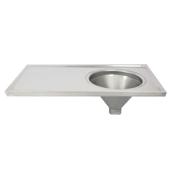 H&L Sluice Sink / Slop Hopper with Exposed Cistern & Panels - Left-Hand ...
