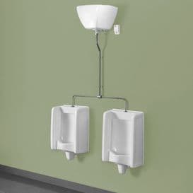 Healey & Lord 2 Station Florida Urinal Kit - Top Inlet with Exposed Cistern